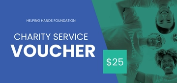 Free Charity Service Voucher Template to Edit Online