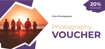 Free Family Photography Voucher Template to Edit Online