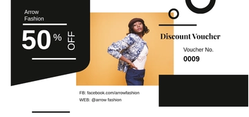 Free Generic Discount Voucher Template to Edit Online