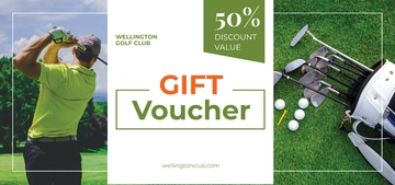 Free Golf Voucher Template to Edit Online