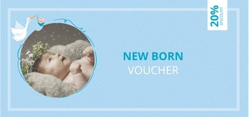 Free Newborn- Baby Photography Voucher Template to Edit Online