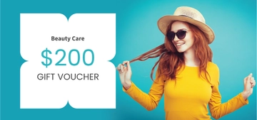 Free Sample Beauty Voucher Template to Edit Online