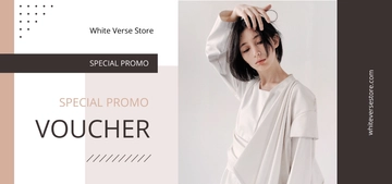 Free Single Day Promotion Voucher Template to Edit Online