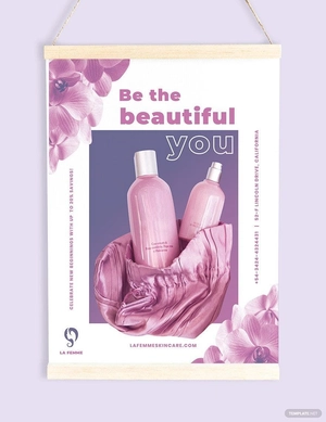 Cosmetics Advertisement Poster Template