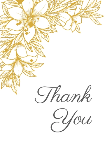 Free Sympathy Thank You Card Template to Edit Online