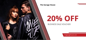 Free Business Sale Voucher Template to Edit Online
