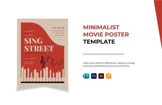Minimalist Movie Poster Template
