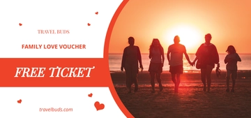 Free Family Romantic Love Voucher Template to Edit Online