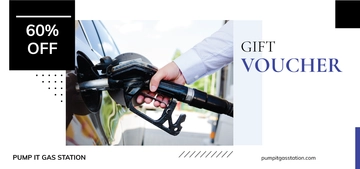 Free Gas Promotion Voucher Template to Edit Online