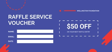 Free Raffle Service Voucher Template to Edit Online