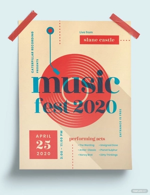 Musical Event Poster Template