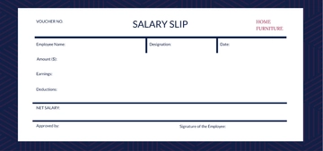 Free Salary Money Voucher Template to Edit Online