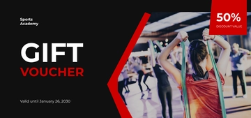 Free Sports Voucher Book Template to Edit Online