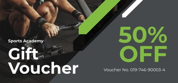Free Sports Voucher Template to Edit Online