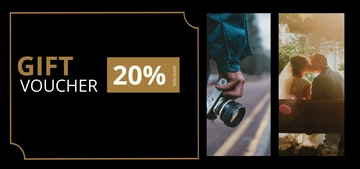 Free Wedding Photography Voucher Template to Edit Online