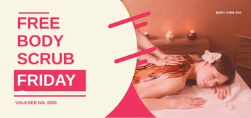 Free Spa Treatment Voucher Template to Edit Online