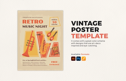 Vintage Poster Template