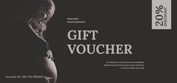 Free Boudoir Photography Voucher Template to Edit Online