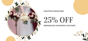 Free Bridesmaid Shopping Voucher Template to Edit Online Free Bridesmaid Shopping Voucher Template to Edit Online