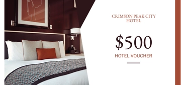 Free Hotel Promotion Voucher Template to Edit Online