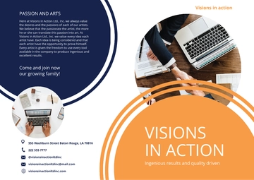 Free Proposal Bi-Fold Brochure Template to Edit Online