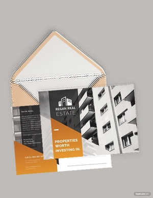 Real Estate Advertising Postcard Template