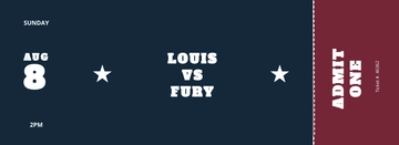 Free Charitable Sports Event Ticket Template to Edit Online