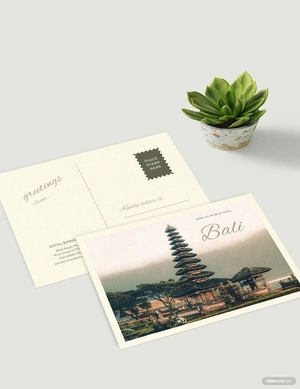 Travel Postcard Template