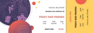 Free Family Movie Ticket Template to Edit Online