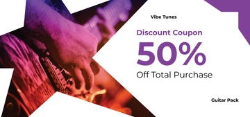 Free Blank Discount Coupon Template to Edit Online