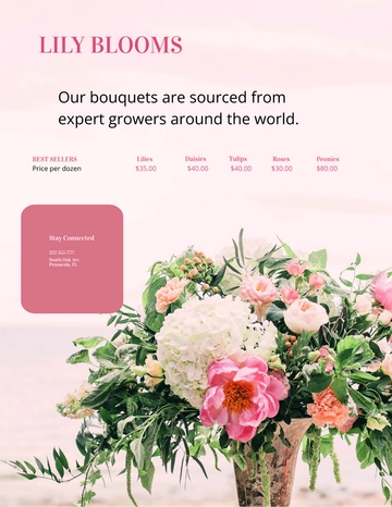 Free Flower Shop Flyer Template to Edit Online