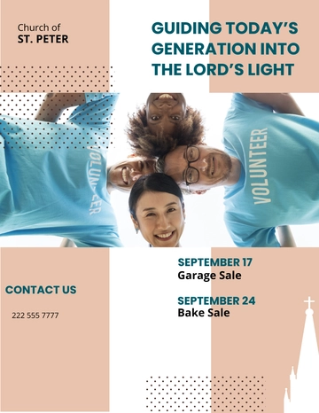 Free Church Fundraiser Flyer Template to Edit Online