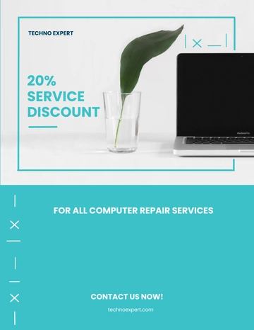 Free Computer Repair Flyer Template to Edit Online