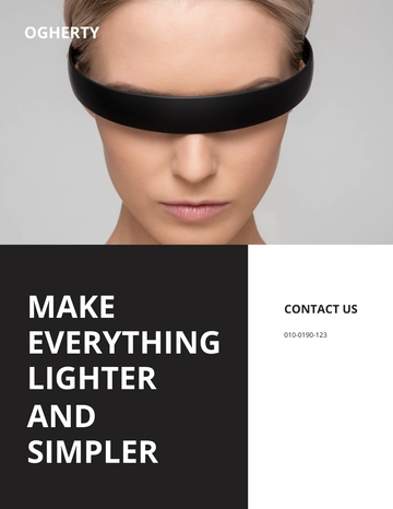 Free Electronic Product Flyer Template to Edit Online