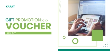 Free Ecommerce Promotion Voucher Template to Edit Online