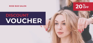 Free Hair Cut Salon Voucher Template to Edit Online