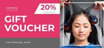 Free Hairdressing Salon Voucher Template to Edit Online