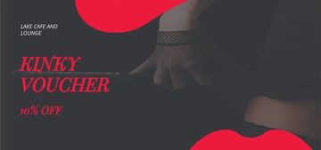 Free Kinky Romantic Love Voucher Template to Edit Online