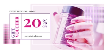Free Nail Salon Voucher Template to Edit Online