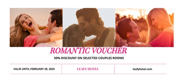 Free Naughty Romantic Voucher Template to Edit Online