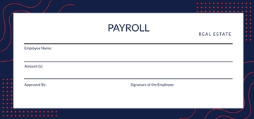 Free Payroll Money Voucher Template to Edit Online
