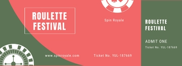 Free Raffle Festival Ticket Template to Edit Online