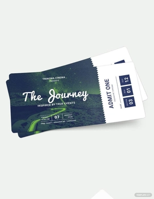 Movie Ticket Voucher Template