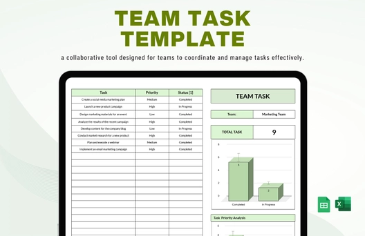 Team Task Template Team Task Template