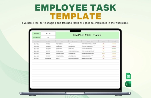Employee Task Template