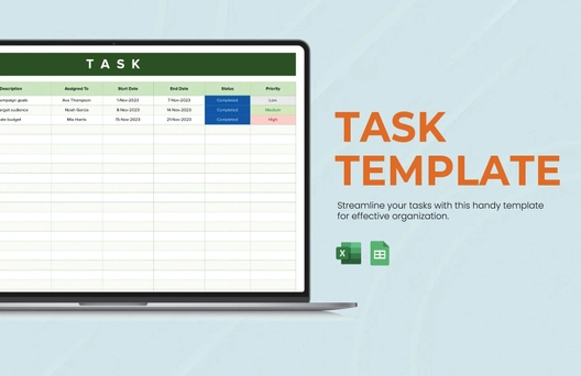 Task Template Task Template