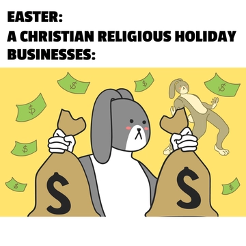 Free Christian Easter Meme Template to Edit Online
