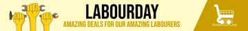 Free Labour Day Website Banner Template to Edit Online