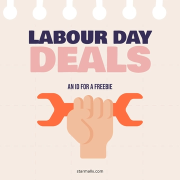 Free Labour Day Poster Vector Template to Edit Online