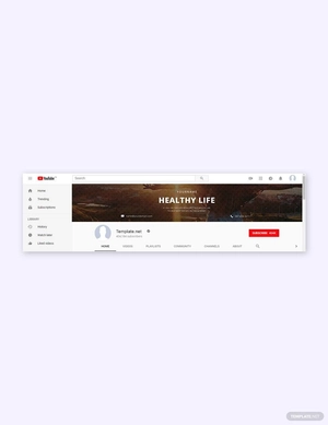 Lifestyle YouTube Channel Template